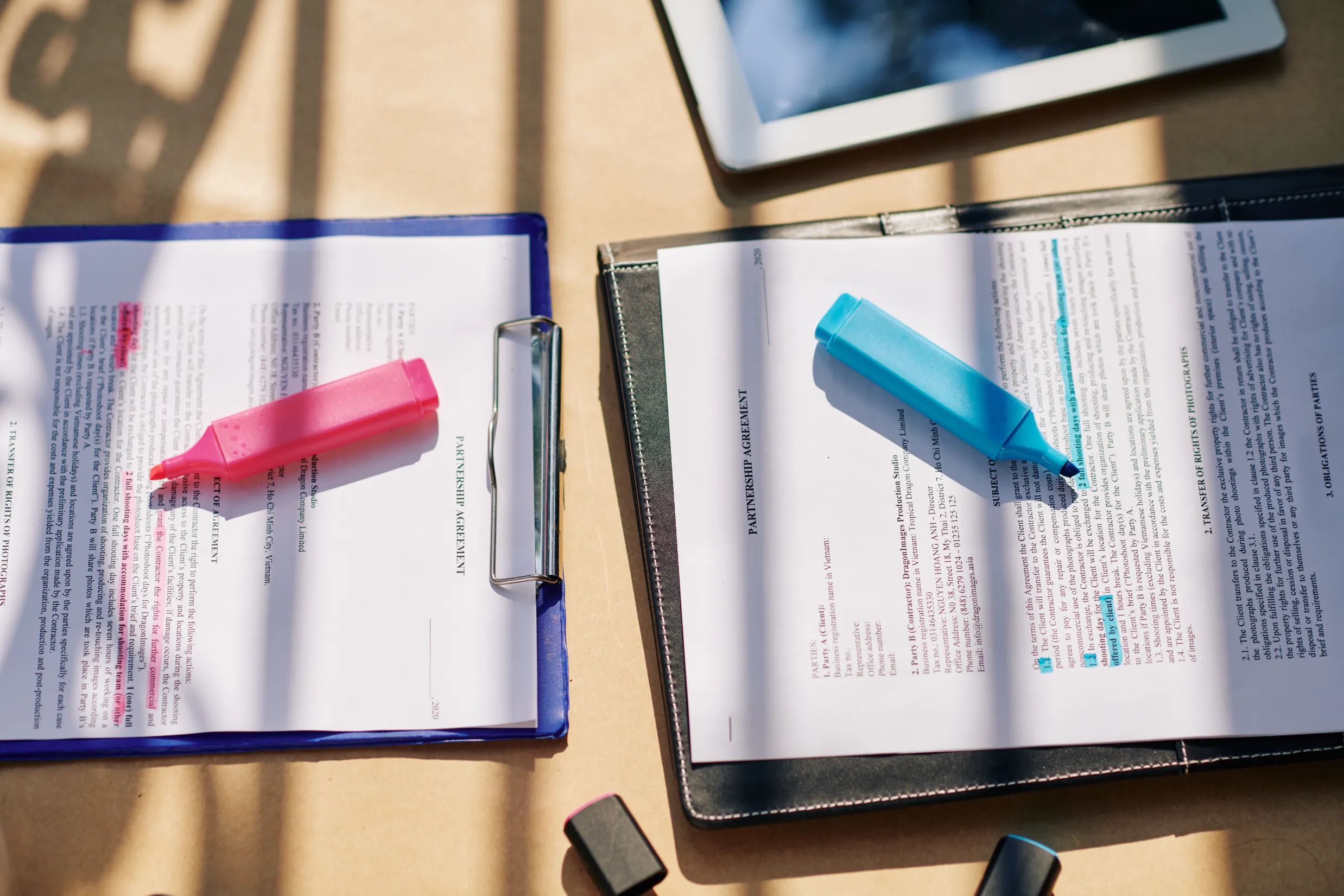 Drafting and Vetting Agreements